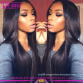 Factory price virgin malaysian human hair full lace wig with baby hair